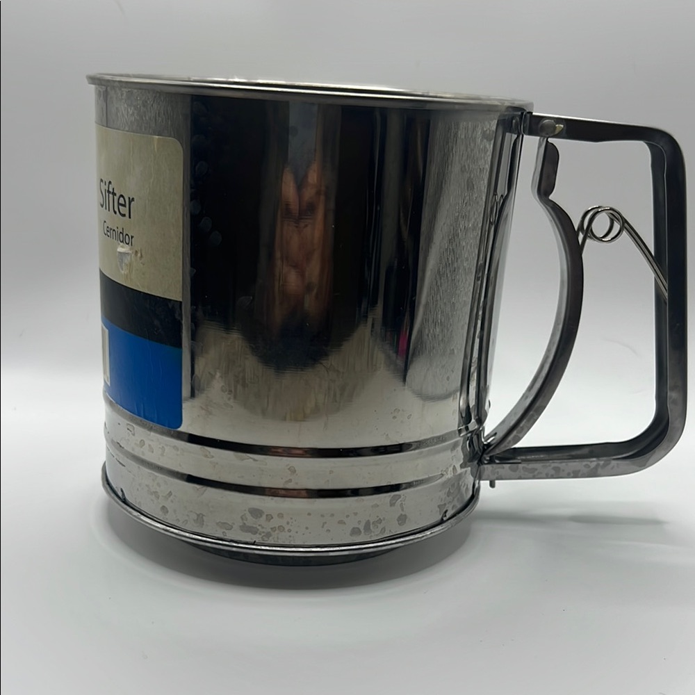 Stainless Steel Triple Mesh Flour Sifter